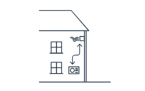 Wall Mounted Low Icon